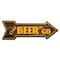 Signmission Cold Beer To Go Arrow Decal Funny Home Decor 18in Wide D-A-999906 - alternate 1